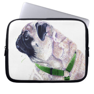 Cute Pug Laptop Sleeve