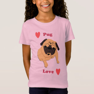 Cute Pug Love Dog T-Shirt