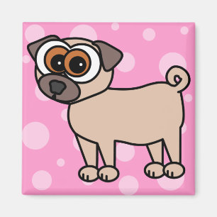 Cute Pug Magnet