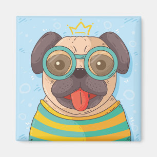 Cute Pug Magnet