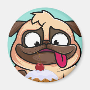 Cute Pug Magnet