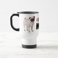 Cute Pug Mum Puppy Dog Mum