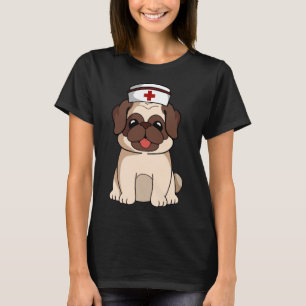 Cute Pug Nurse International Nurse Day 429 T-Shirt