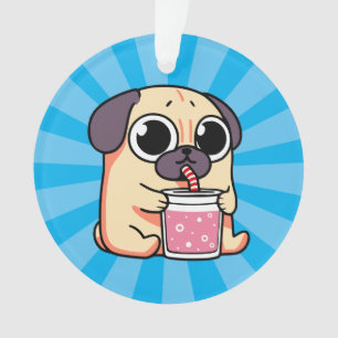 Cute Pug Ornament