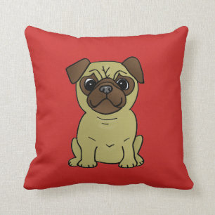 Cute Pug Pillow