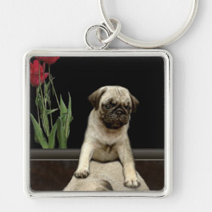 Cute Pug Puppy Dog-lovers Gift Series Key Ring