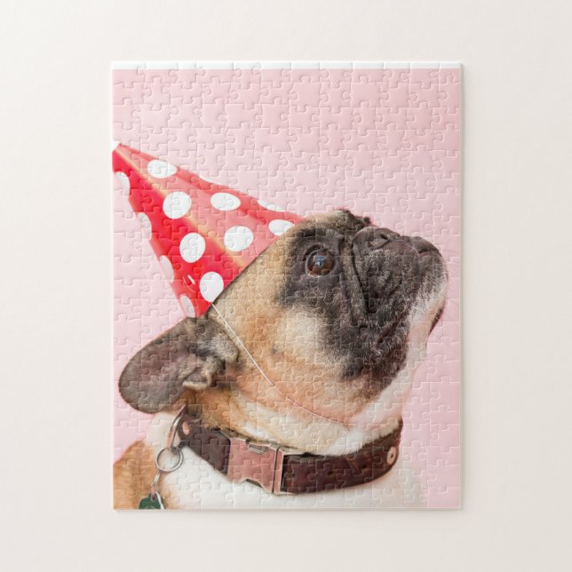 Cute Pug Puppy Dog Pet Jigsaw Puzzle (Vertical)