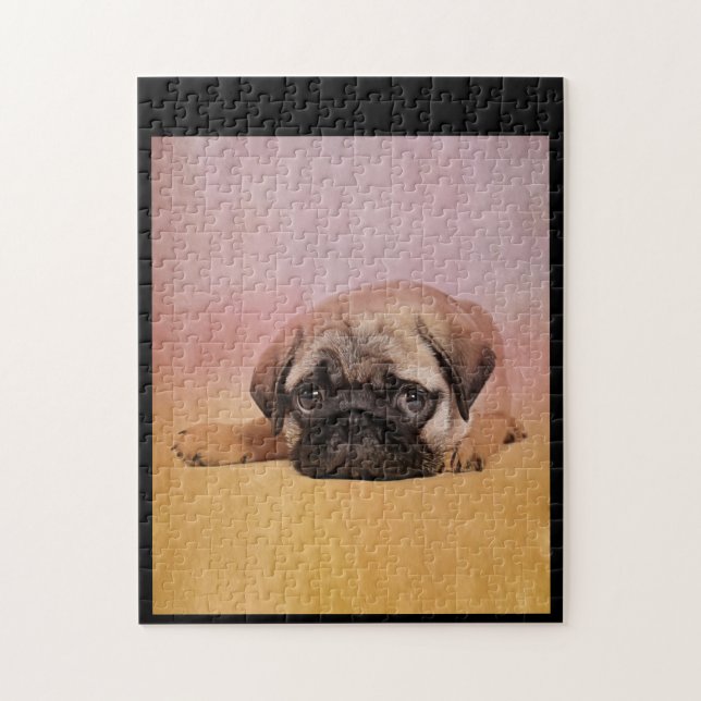 Cute Pug Puppy | Pug Dog Lovers Gift Jigsaw Puzzle (Vertical)