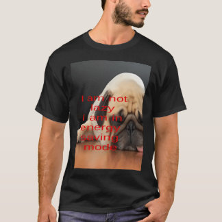 Cute Pug Sleeping T-Shirt
