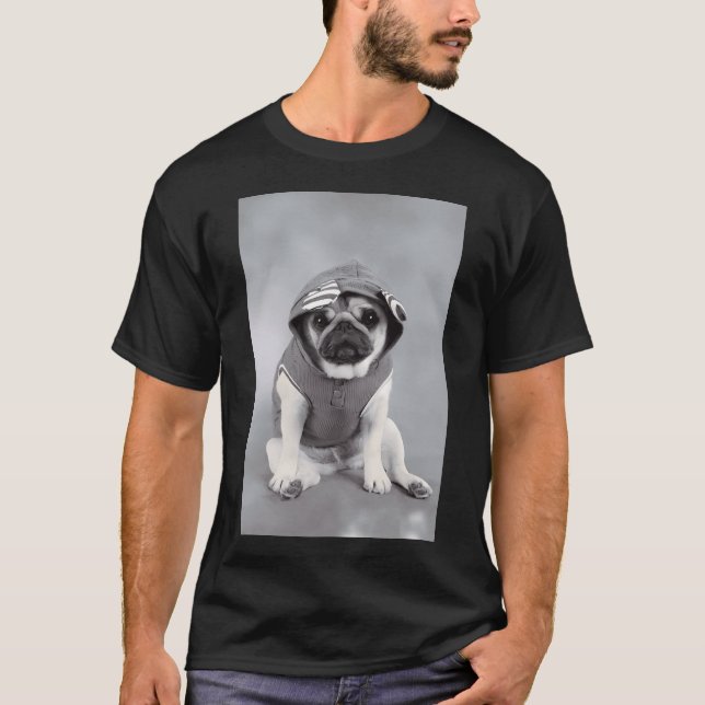 Cute Pug T-Shirt (Front)