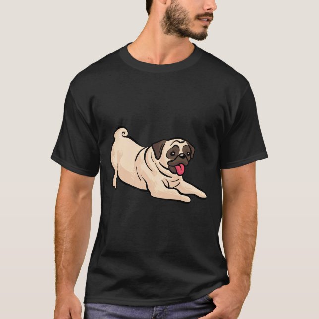 Cute Pug Vector Classic  362 T-Shirt (Front)