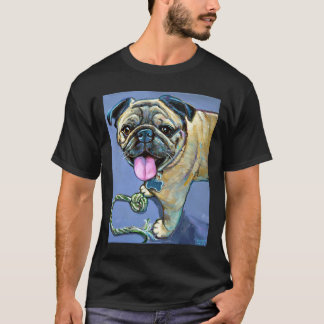 Cute PUG with Toy Classic  670 T-Shirt
