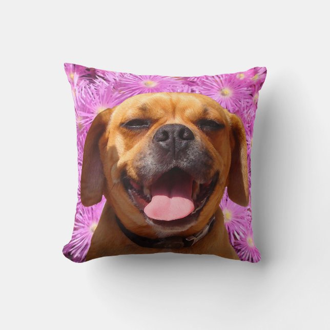 Cute Puggle Cushion (Front)