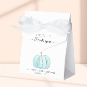 Cute Pumpkin Baby Boy Shower Thank You Favour Box