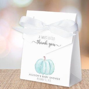 Cute Pumpkin Baby Boy Shower Thank You Favour Box