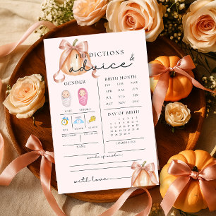 Cute Pumpkin Baby Shower Advice And Predictions