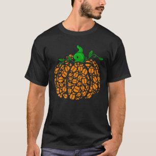 Cute Pumpkin Football Halloween Costume Football P T-Shirt