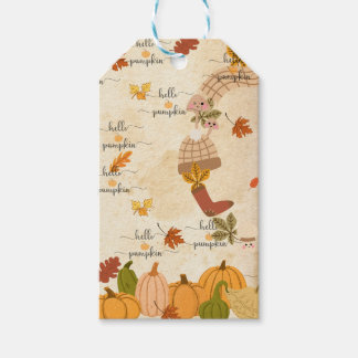 Cute Pumpkin Gift Tags