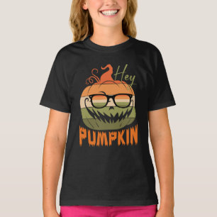 cute pumpkin Halloween - hey pumpkin design T-Shirt