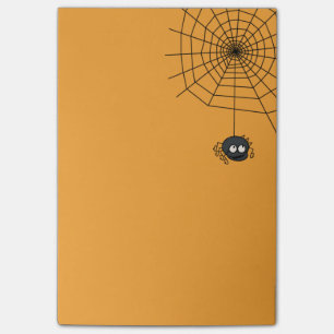 Cute Pumpkin Halloween Spiderweb Post Its Post-it Notes