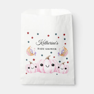 Cute Pumpkin Is On The Way Halloween Baby Shower Favour Bags