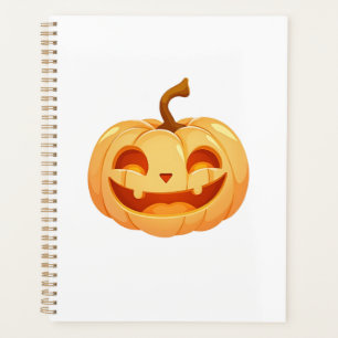 Cute Pumpkin Jack O Lantern Turtle Sea Halloween C Planner
