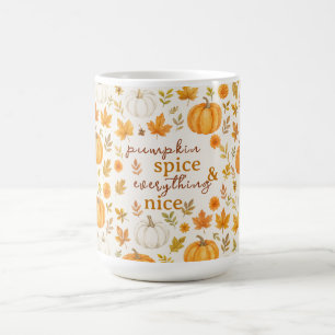 Cute Pumpkin Pattern   Thanksgiving  Coffee Mug