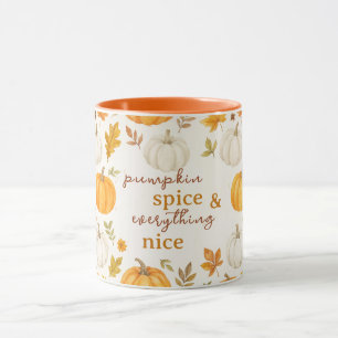 Cute Pumpkin Pattern Thanksgiving Mug