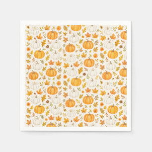 Cute Pumpkin Pattern   Thanksgiving  Napkin