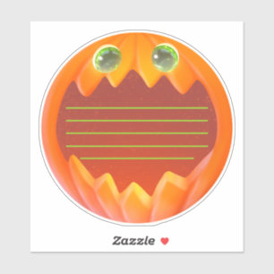 Cute Pumpkin Planner Sticker Scrapbook Halloween