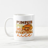 Cute pumpkin spice word art 