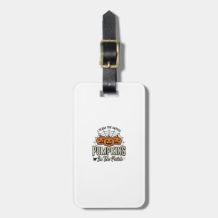 Cute Pumpkin Teacher Halloween Design_1 Luggage Tag