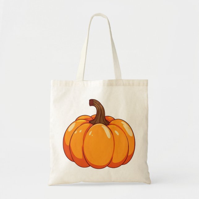 Cute Pumpkin Tote Bag (Front)