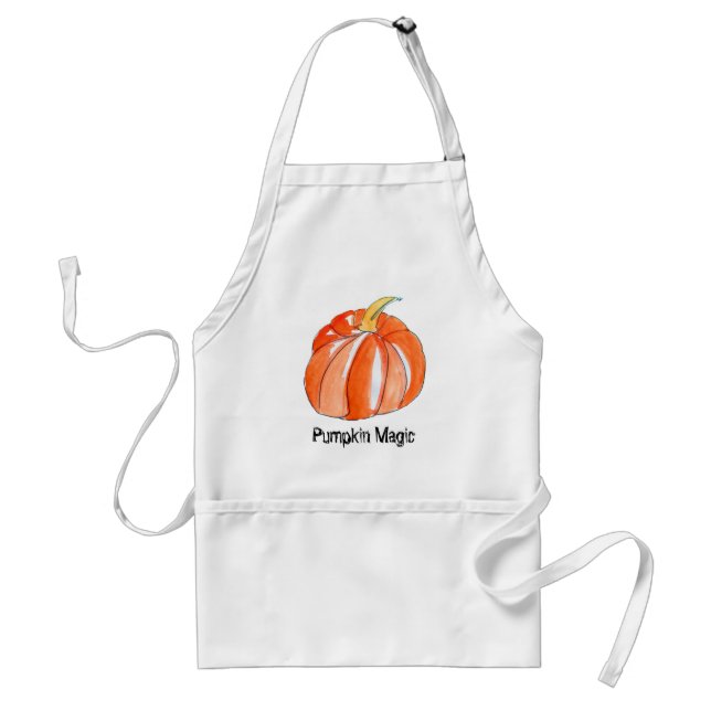 Cute Pumpkin vegetable Autumn fall Standard Apron (Front)
