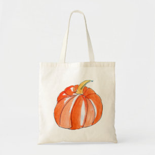 Cute Pumpkin vegetable Autumn fall Tote Bag