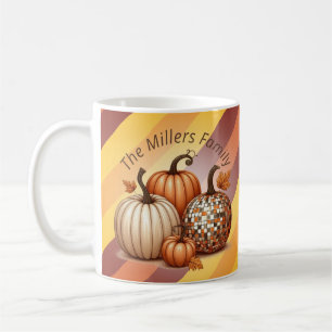 Cute Pumpkin Watercolor personalised pattern Coffee Mug