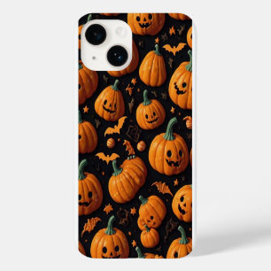 Cute Pumpkins & Candy Case-Mate iPhone 14 Case