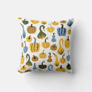 Cute Pumpkins Cartoon Hand Drawn Cushion