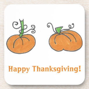Cute Pumpkins Coaster