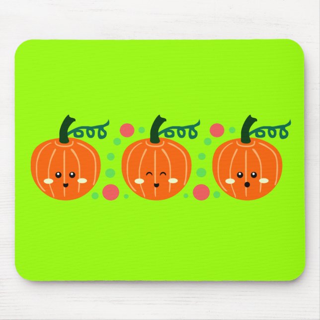 Cute Pumpkins Mouse Mat (Front)