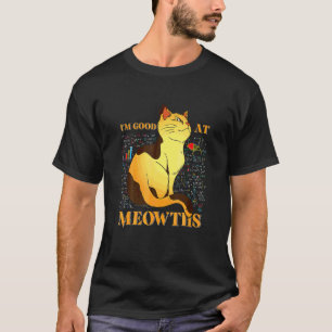 Cute Pun Cat Math T-Shirt