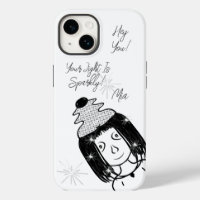 Cute Punk Cartoon Girl Sparkly Light Teen Kids