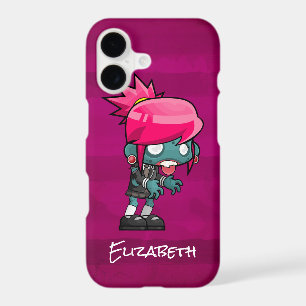 Cute Punk Rock Zombie Girl Personalised