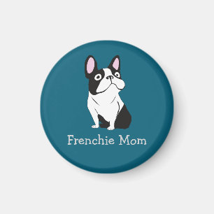 Cute Pup, medium dark blue Magnet