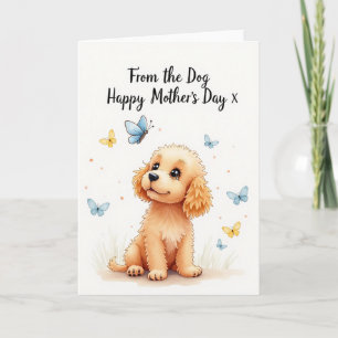 Cute Pup Mothers Day Card