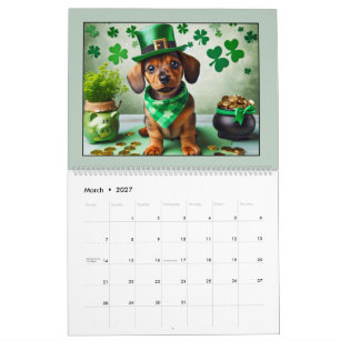 Cute Puppies 2027 Calendar