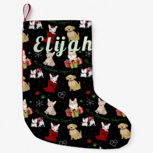 Cute puppies Christmas stocking
