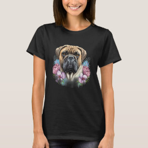 cute puppies lovely bullmastiff dog holder lover d T-Shirt