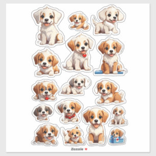 Cute Puppies Mega Sticker Bundle