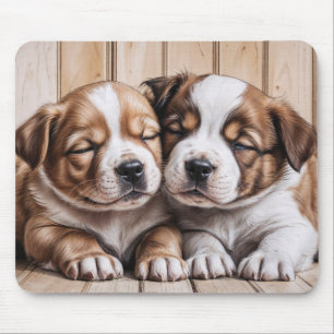 Cute Puppies Mouse Mat